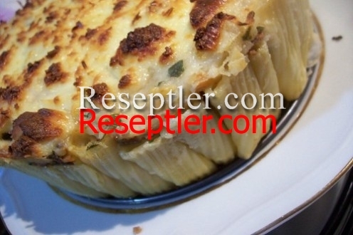 Beşamel Souslu Ətli Makaron Resepti